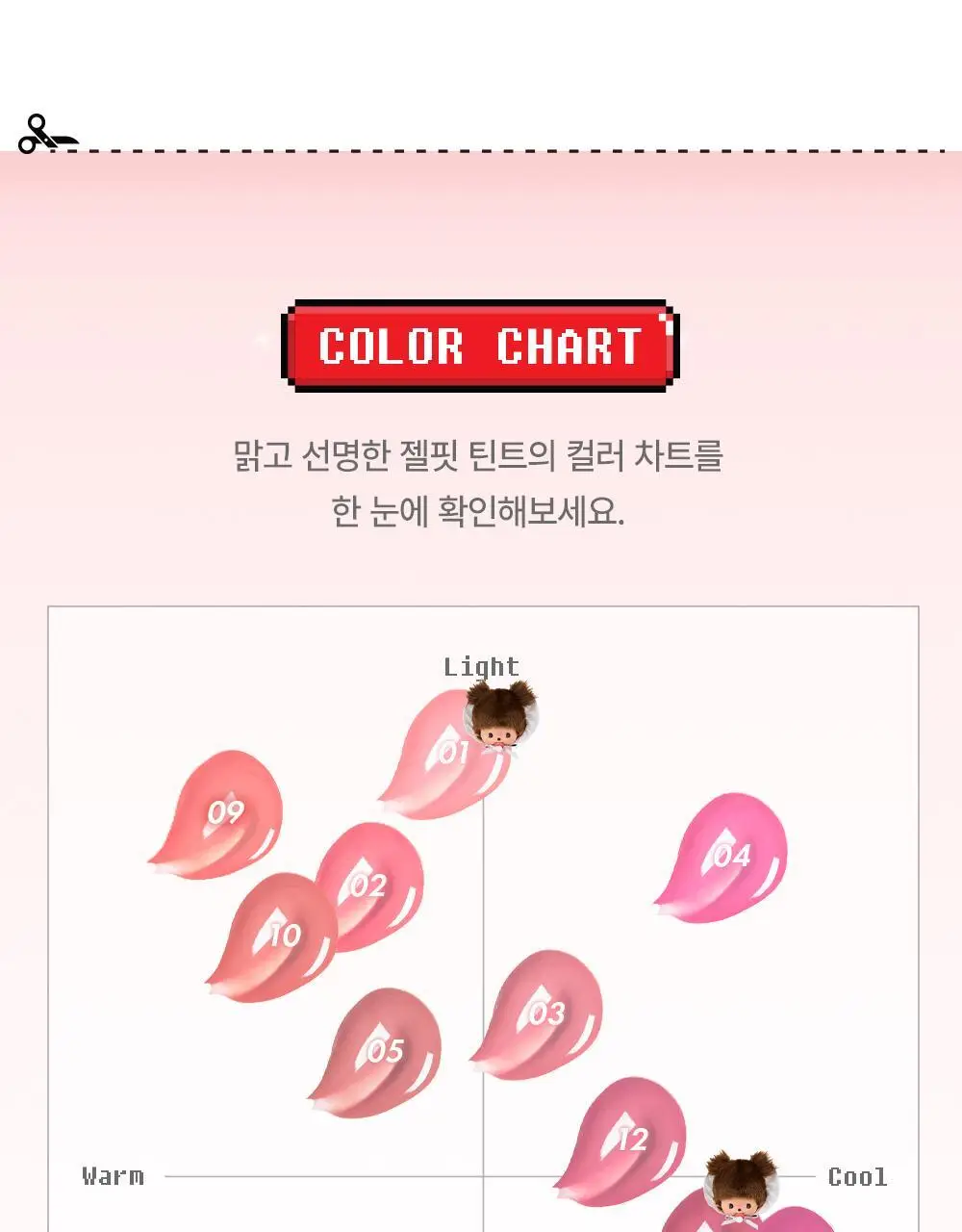 [몬치치 콜라보] 어뮤즈 젤핏 틴트 (+반지 립밤 랜덤 증정) 상세페이지 18